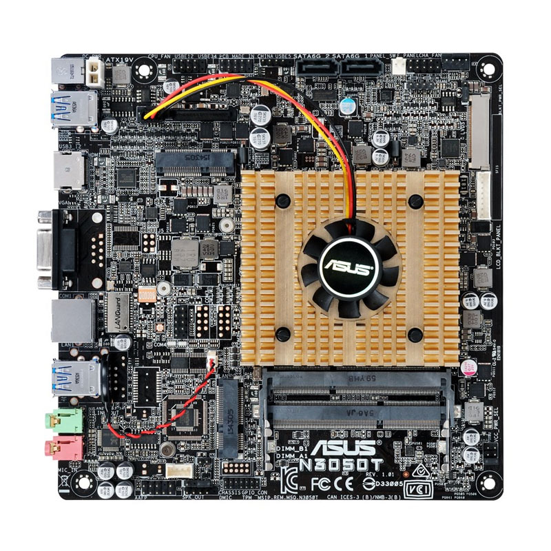 Asus - Thin Mini ITX Server Motherboard Only - N3050T