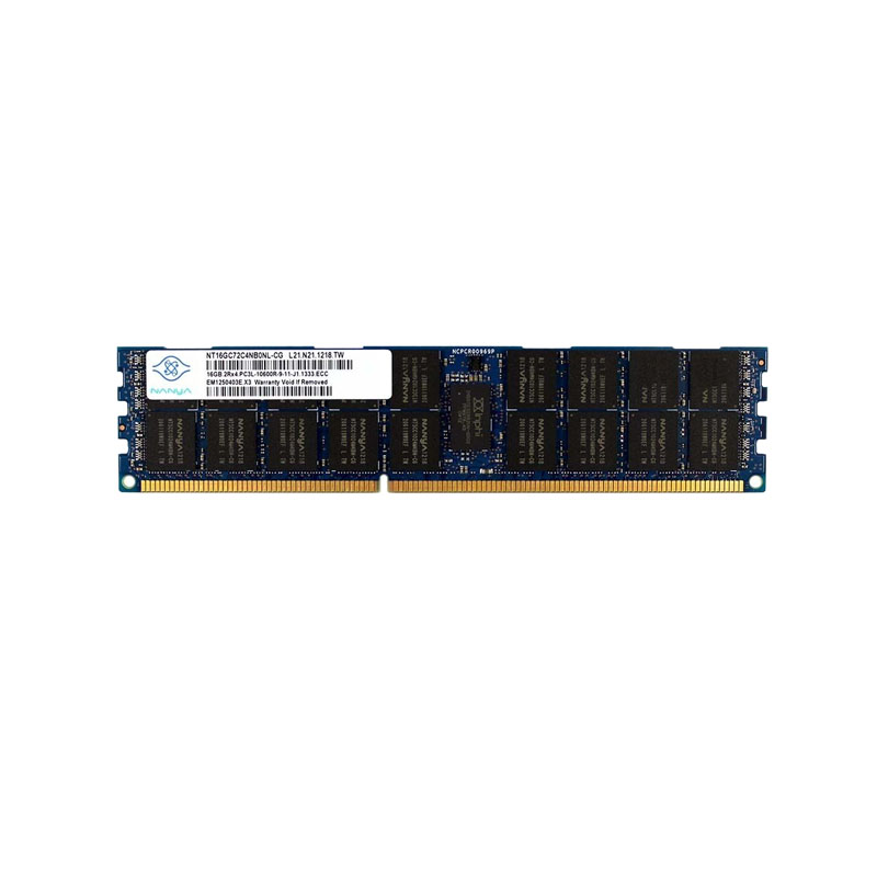 Nanya - 16GB DDR3 PC3-10600 ECC Registered 240-Pins Memory - NT16GC72C4NB0NL-CG