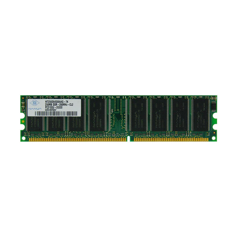 NT256D64S88AAG-7K.jpg Hynix - 256MB DDR PC2100 184-Pin Cl2 NON-ECC DIMM Memory - NT256D64S88AAG-7K - Image 1