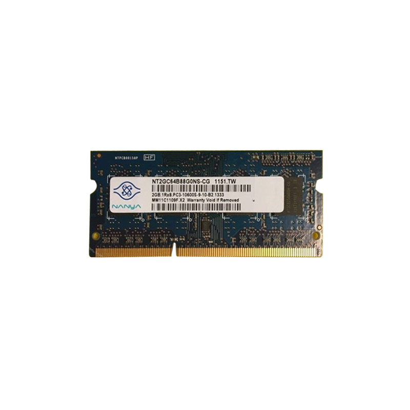 Nanya - 2GB DDR3 PC3-10600 204-Pins Memory - NT2GC64B88G0NS-CG