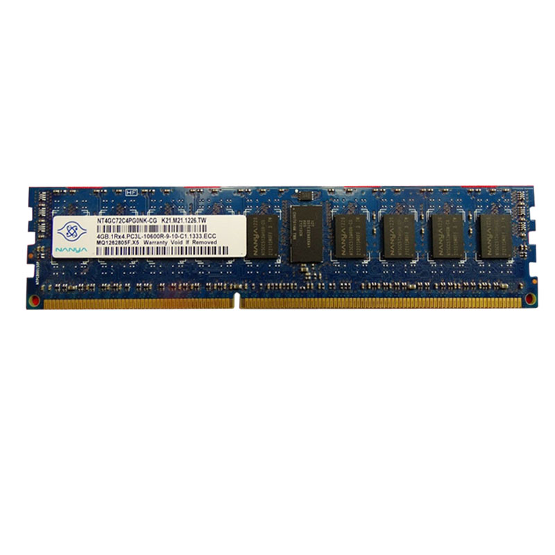 Nanya - 4GB DDR3 PC3-10600 ECC Registered 240-Pins Memory - NT4GC72C4PG0NK-CG