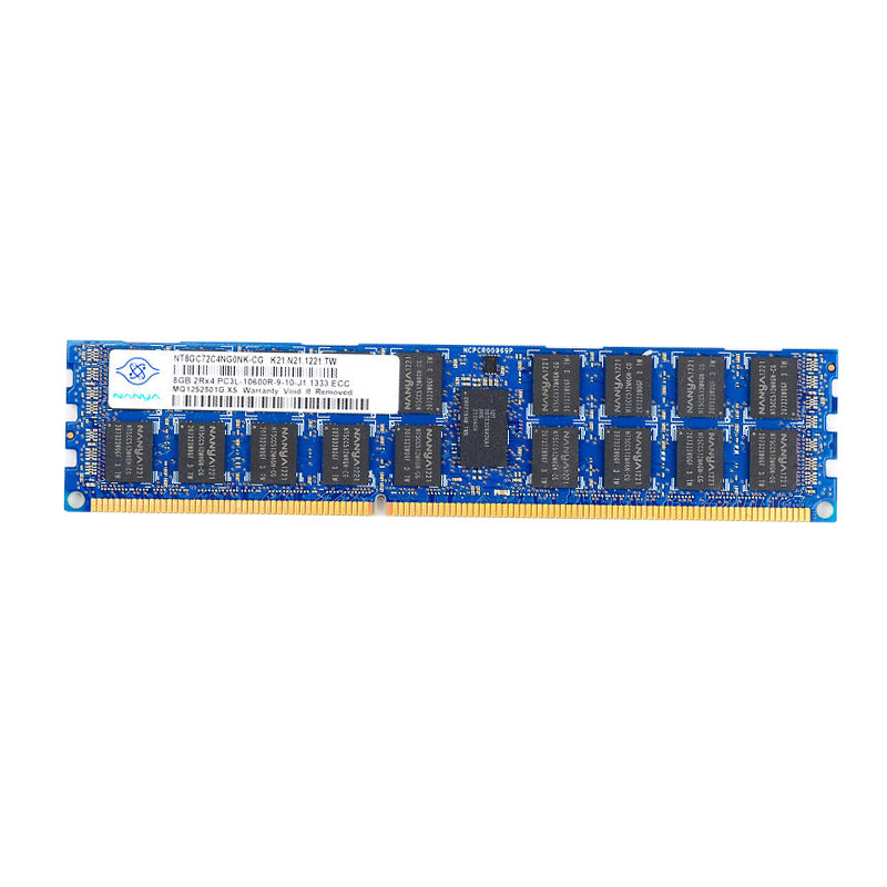 Nanya - 8GB DDR3 PC3-10600 ECC Registered 240-Pins Memory - NT8GC72C4NG0NK-CG