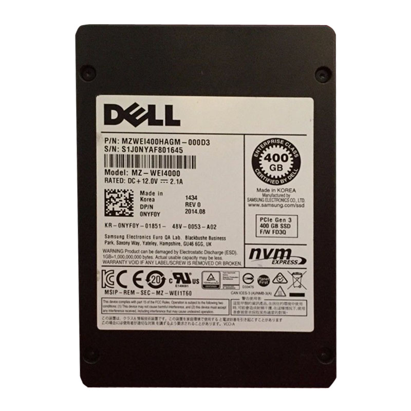 Dell - 400GB SATA 2.5" SSD - NYF0Y