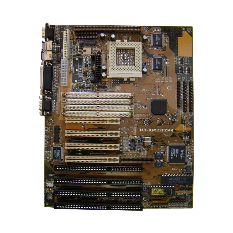 P-I-XP55T2P4.jpg Asus - Socket 7 Motherboard - P-I-XP55T2P4 - Image 1
