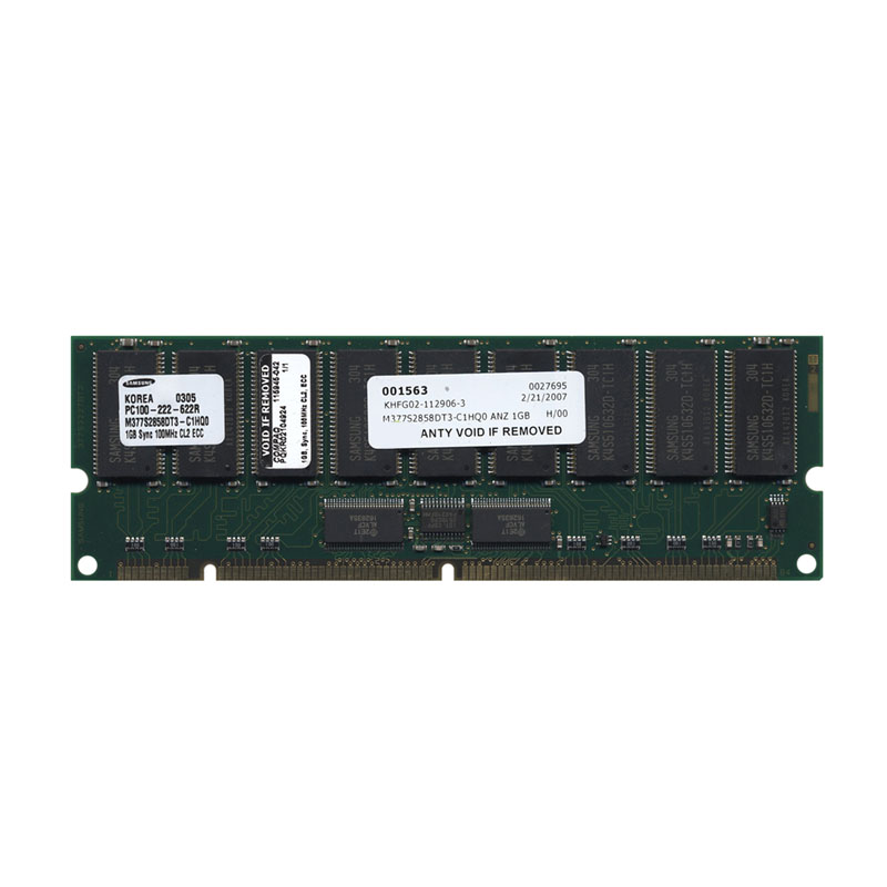 P1222A.jpg HP - 1GB SDRAM PC-100 ECC Registered 168-Pins Memory - P1222A - Image 1