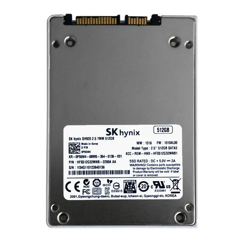 P55W4.jpg Dell - 512GB SATA 2.5" SSD - P55W4 - Image 1