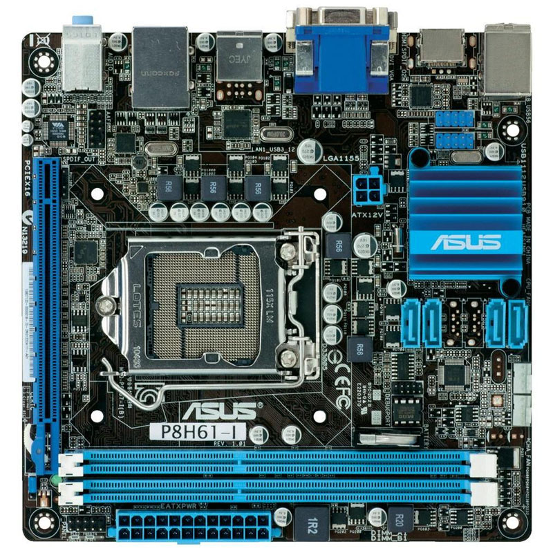 Asus - Mini ITX Server Motherboard Only - P8H61-I