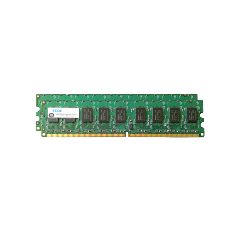 Edge - 4GB 2x2GB DDR2 PC2-5300 ECC Unbuffered 240-Pins Memory - PE20984102