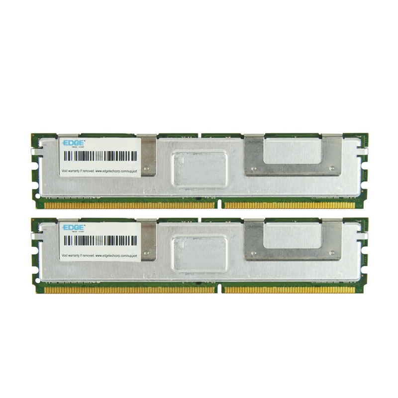 Edge - 8GB 2x4GB DDR2 PC2-5300 ECC Fully Buffered 240-Pins Memory - PE21296402