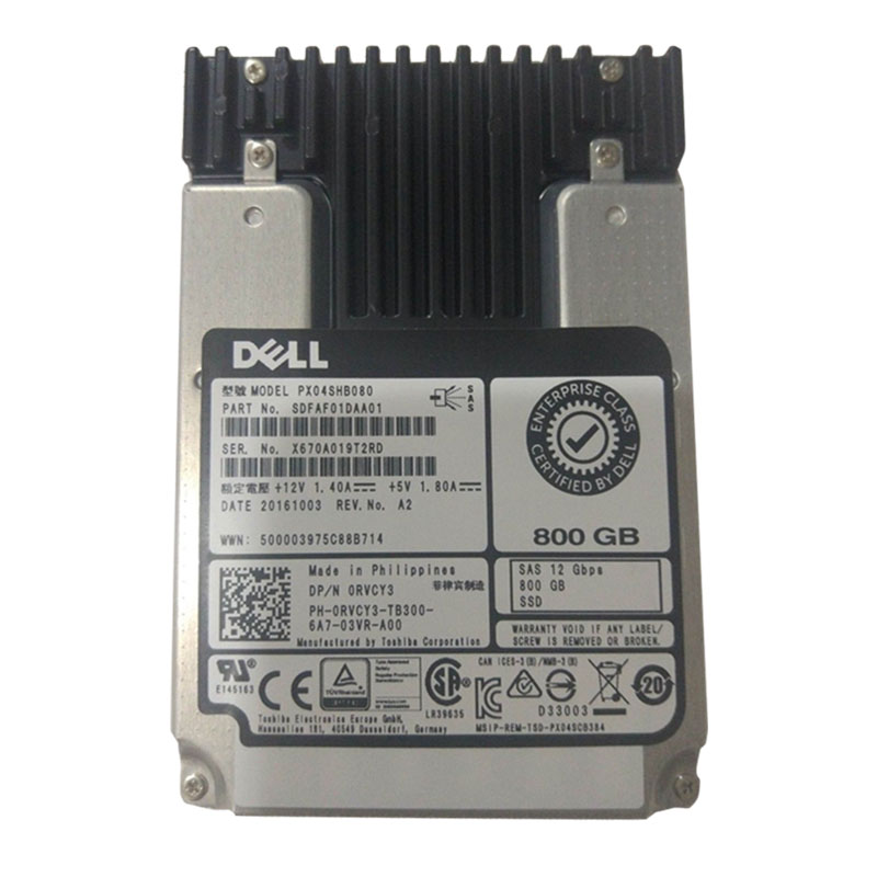 Toshiba - 800GB SAS 12Gbps 2.5" SSD - PX04SHB080