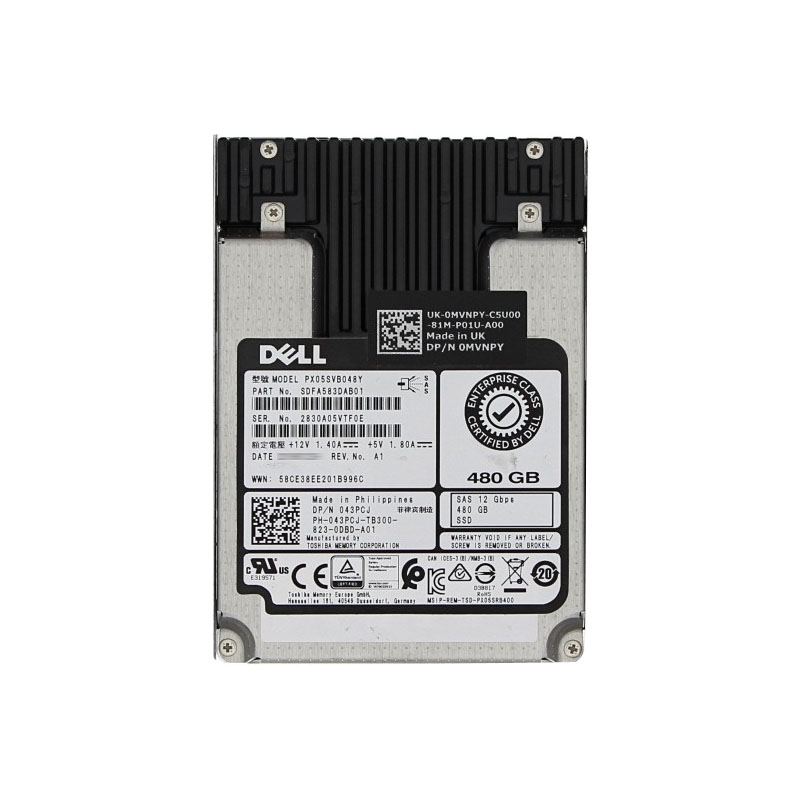 Toshiba - 480GB SAS 2.5" SSD - PX05SVB048Y