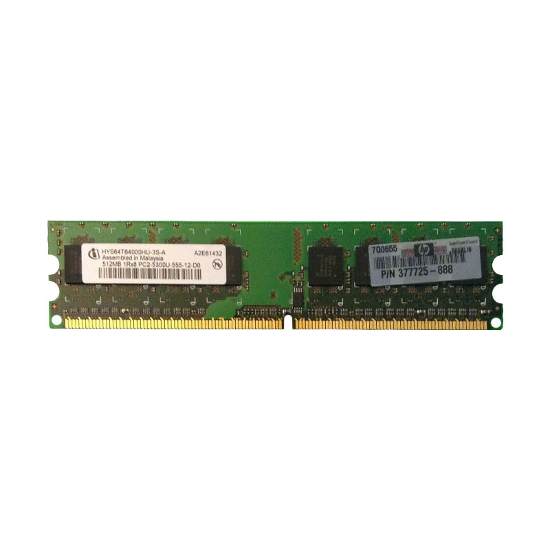 HP - 512MB DDR2 PC2-5300 Memory - PX975AA