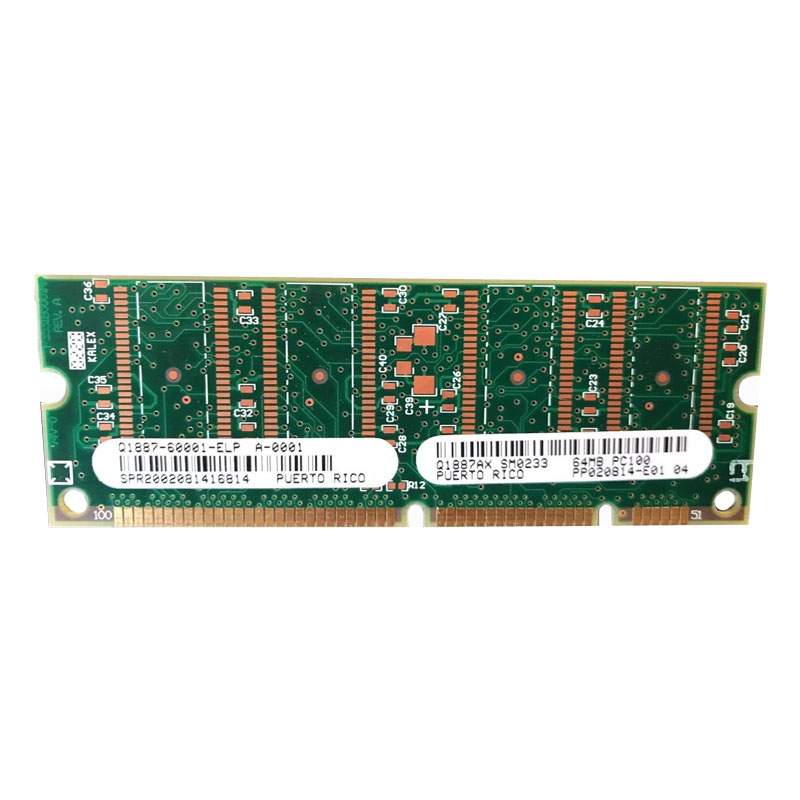 HP - 64MB SDRAM PC-100 100-Pins Memory - Q1887AX