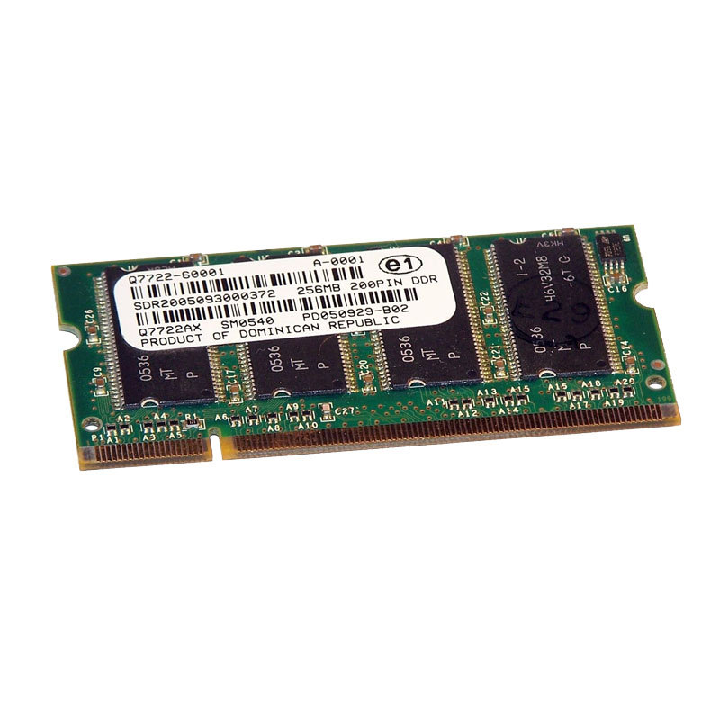 HP - 256MB DDR 200-Pins Memory - Q7722AX