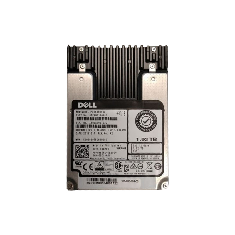 Dell - 1.92TB SAS 12Gbps 2.5" SSD - R87FK