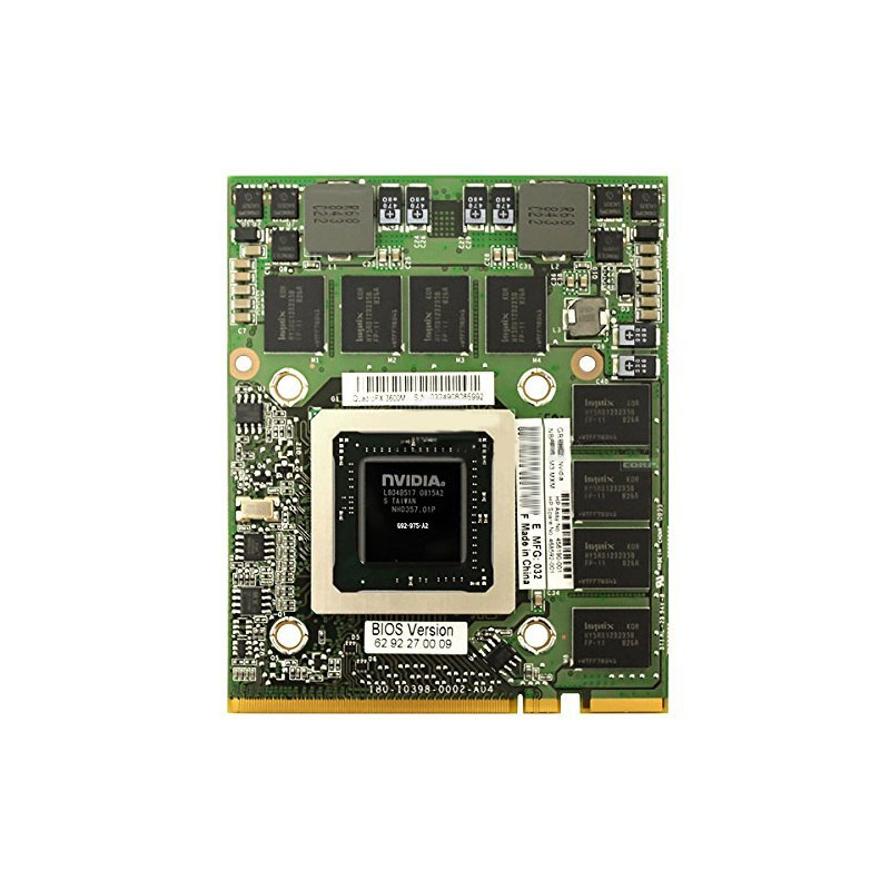RQ326AV.jpg HP - 512MB Nvidia Quadro FX3600M Video Card - RQ326AV - Image 1