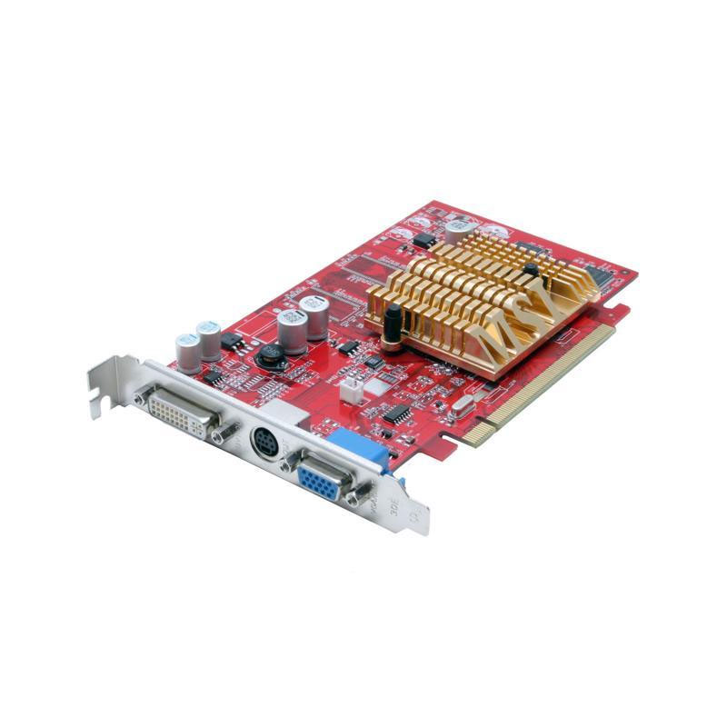 MSI - Radeon X300SE 128MB 64-BIT DDR PCI Express X16 Video Card - RX300HM-TD128E