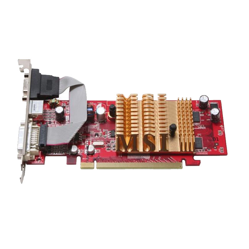 ASUS - Radeon X300SE 64-BIT GDDR2 PCI Express X16 Video Card - RX300HM-TD128ELF
