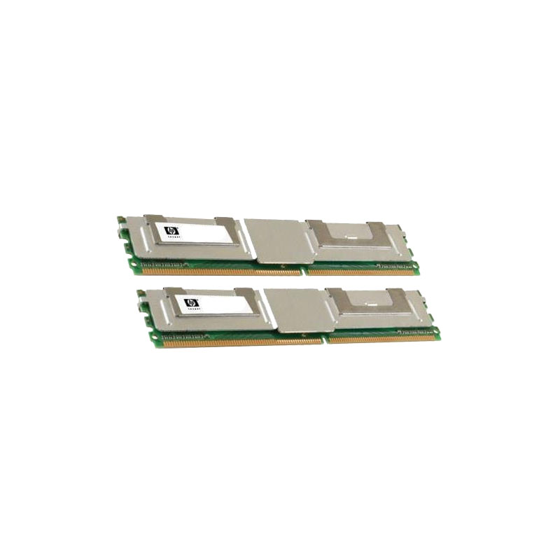 HP - 4GB 2x2GB DDR2 PC2-5300 ECC Fully Buffered Memory - RY799EC