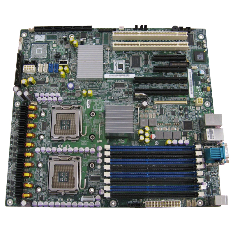 Intel - DDR2 LGA771 SSI EEB Server Motherboard Only - S5000PSLSASR