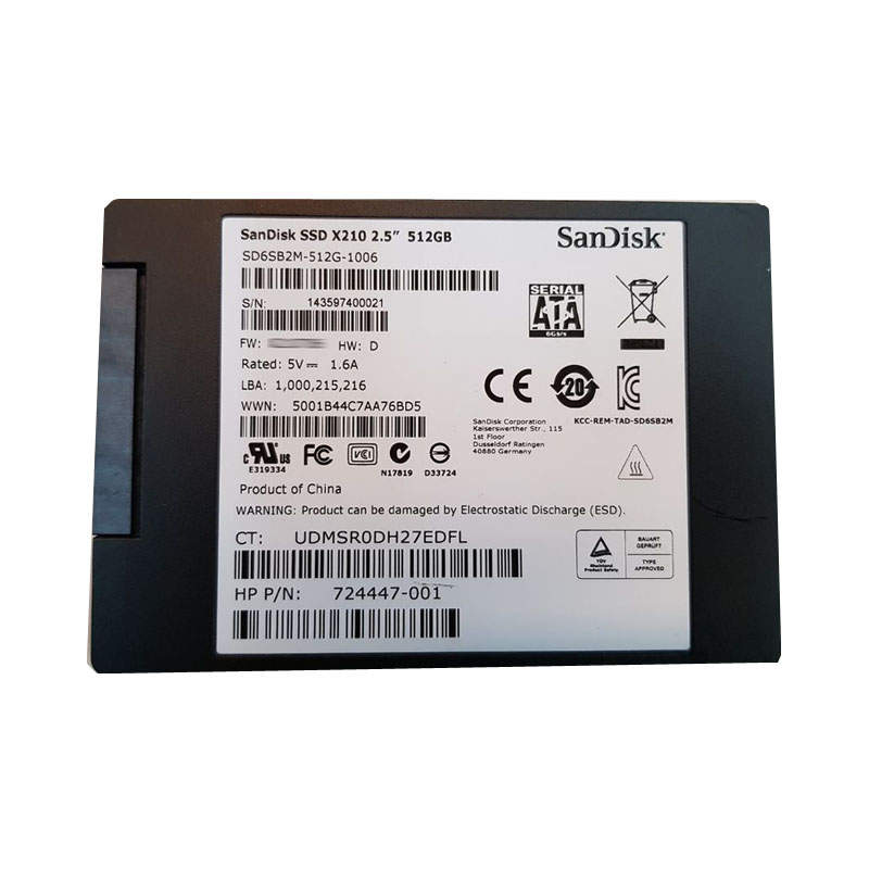 SanDisk - 512GB SATA 2.5" SSD - SD6SB2M-512G-1006