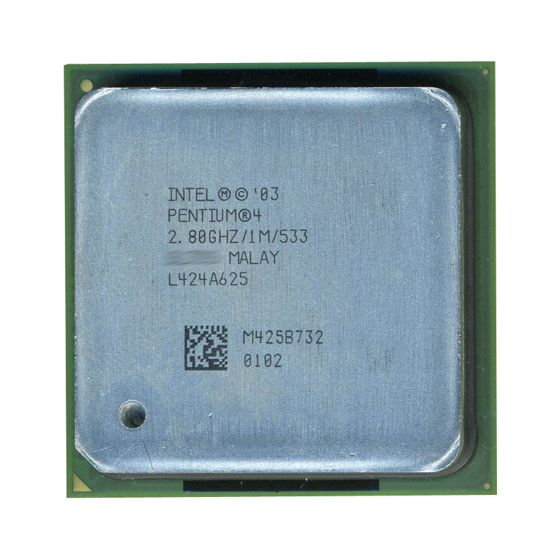 Intel - Pentium-4 2.80GHz 1MB Cache Processor Only - SL7DS