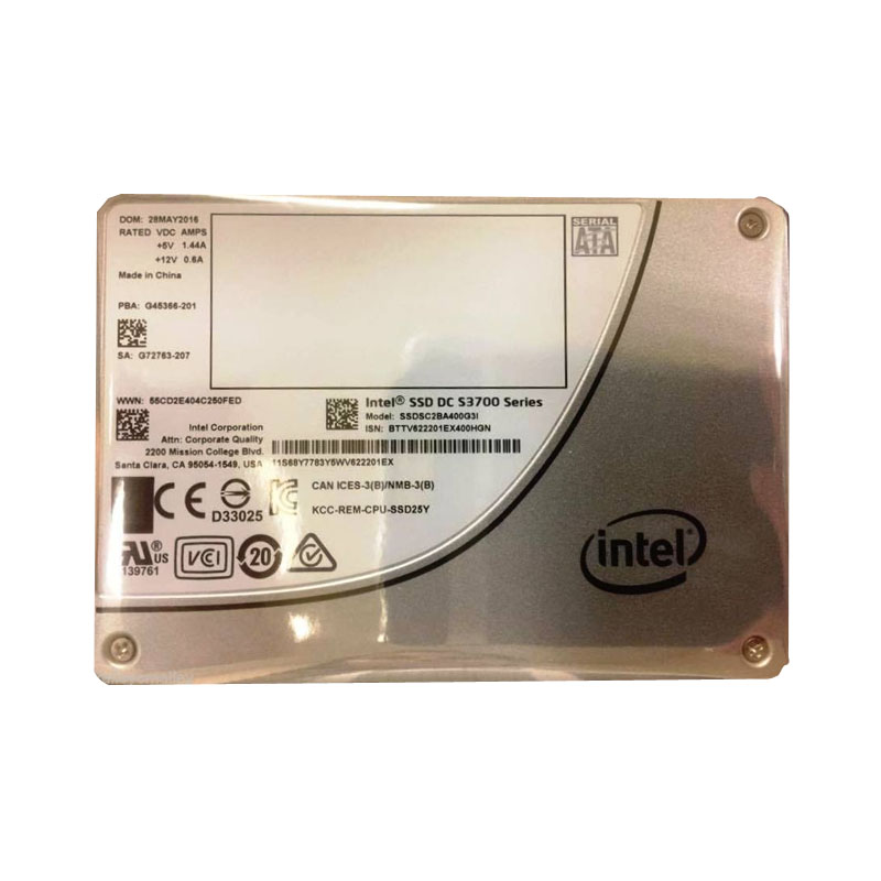 Intel - 400GB SATA 2.5" SSD - SSDSC2BA400G3