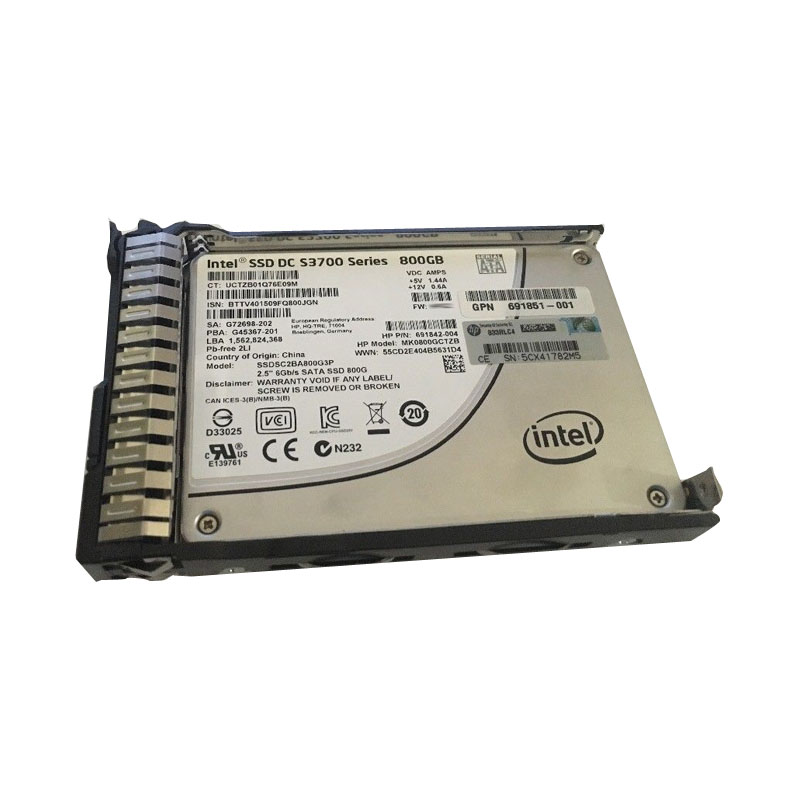 Intel - 800GB SATA 2.5" SSD - SSDSC2BA800G3P