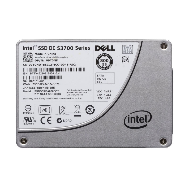 Intel - 800GB SATA 2.5" SSD - SSDSC2BA800G3T