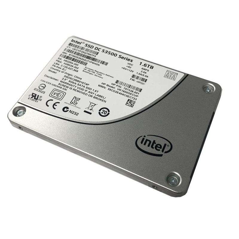 Intel - 1.6TB SATA 2.5" SSD - SSDSC2BB016T4P