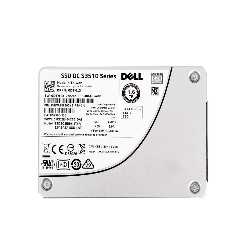 Intel - 1.6TB SATA 6.0Gbps 2.5" SSD - SSDSC2BB016T6R