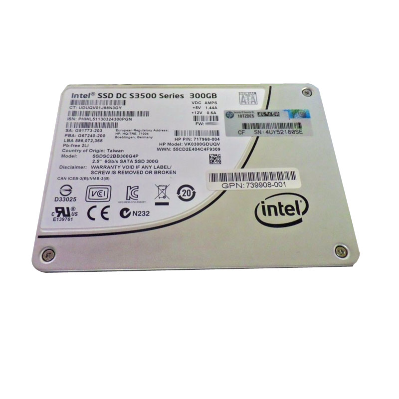 Intel - 300GB SATA 2.5" SSD - SSDSC2BB300G4P