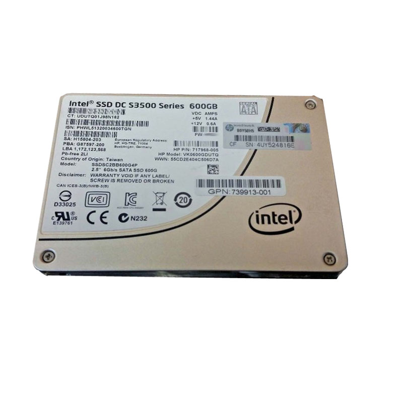 Intel - 600GB SATA 2.5" SSD - SSDSC2BB600G4P