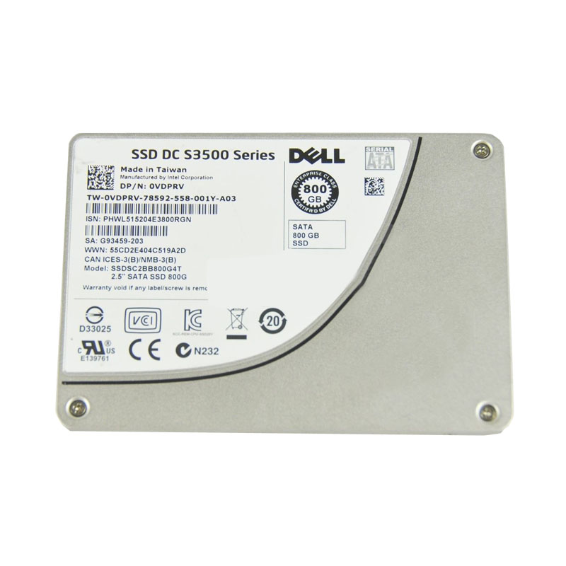 Intel - 800GB SATA 6.0Gbps 2.5" SSD - SSDSC2BB800G4T