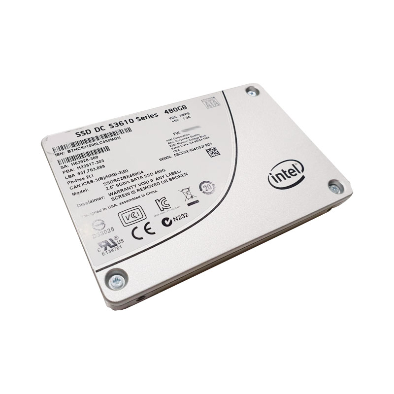 Intel - 480GB SATA III 2.5" SSD - SSDSC2BX480G4