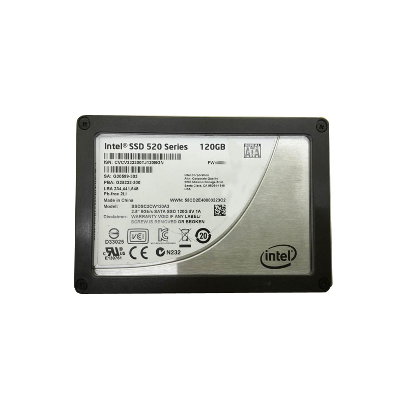 Intel - 120GB SATA 6.0Gbps 2.5" SSD - SSDSC2CW120A3
