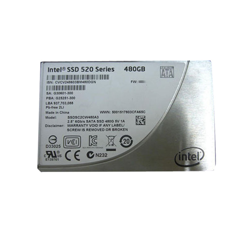 Intel - 480GB SATA 2.5" SSD - SSDSC2CW480A3