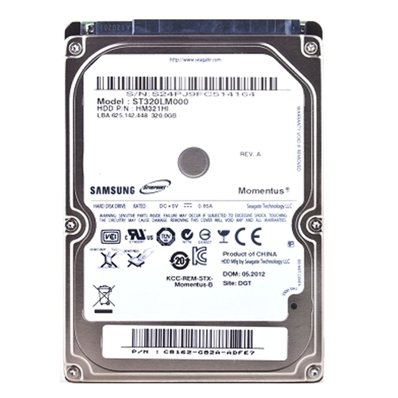 Seagate - 320GB 5.4K SATA 3.0Gbps 2.5" 8MB Cache Hard Drive - ST320LM000