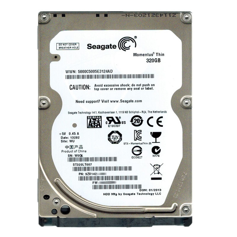 ST320LT007.jpg Seagate - 320GB 7.2K SATA 3.0Gbps 2.5" 16MB Cache Hard Drive - ST320LT007 - Image 1