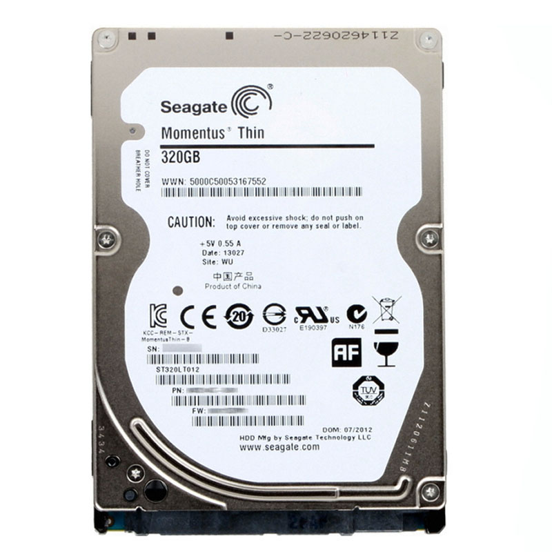 Seagate - 320GB 5.4K SATA 3.0Gbps 2.5" 16MB Cache Hard Drive - ST320LT012