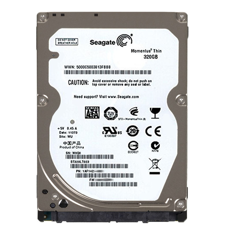 Seagate - 320GB 7.2K SATA 3.0Gbps 2.5" 16MB Cache Hard Drive - ST320LT023