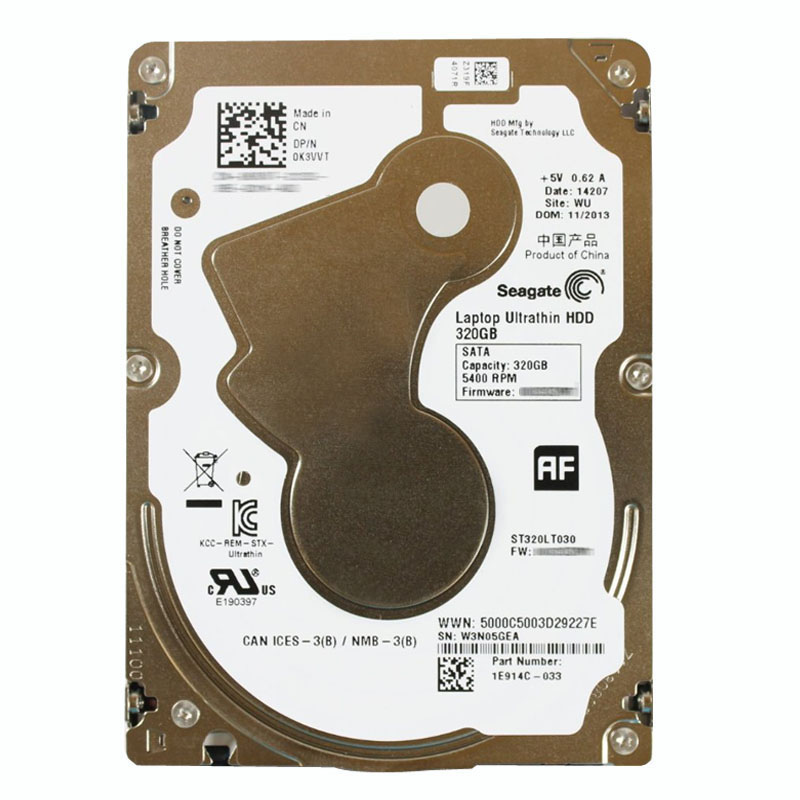 Seagate - 320GB 5.4K SATA 6.0Gbps 2.5" 16MB Cache Hard Drive - ST320LT030
