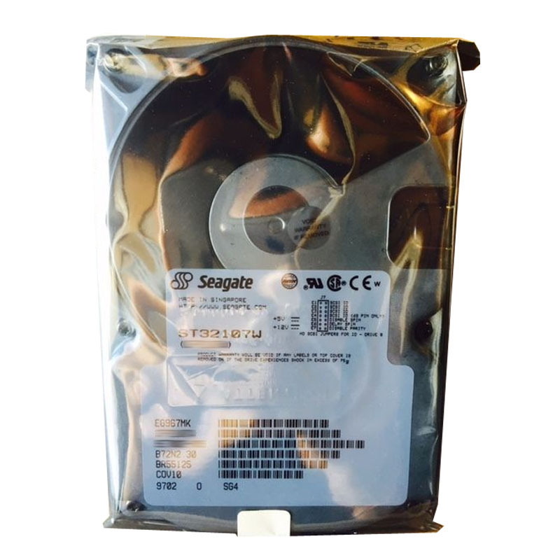 Seagate - 2.1GB 7.2K 68-PIN Fast Wide SCSI 3.5" 512KB Cache Hard Drive - ST32107W