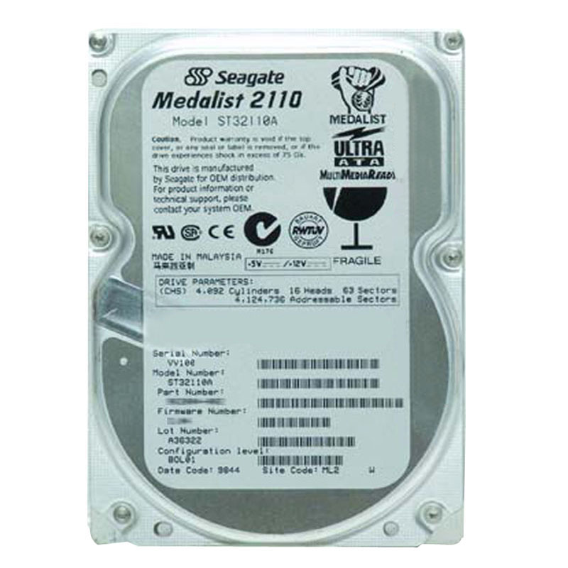 Seagate - 2.11GB 5.4K Ultra-ATA/33 3.5" 128KB Cache Hard Drive - ST32110A