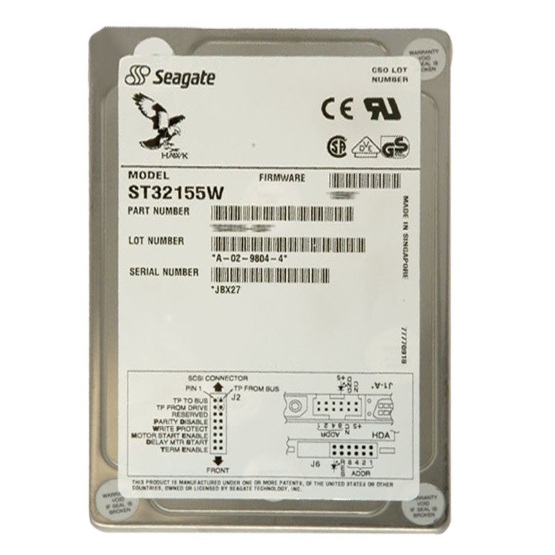 Seagate - 2.1GB 5.4K 68-PIN Ultra SCSI 3.5" 512KB Cache Hard Drive - ST32155W