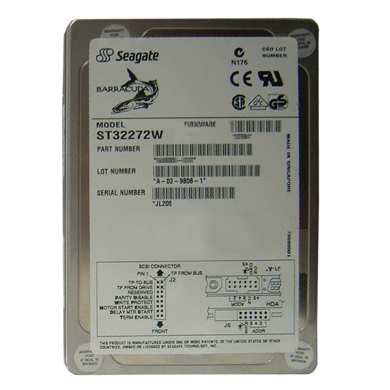 Seagate - 2.26GB 7.2K 68-PIN Ultra Wide SCSI 3.5" 512KB Cache Hard Drive - ST32272W