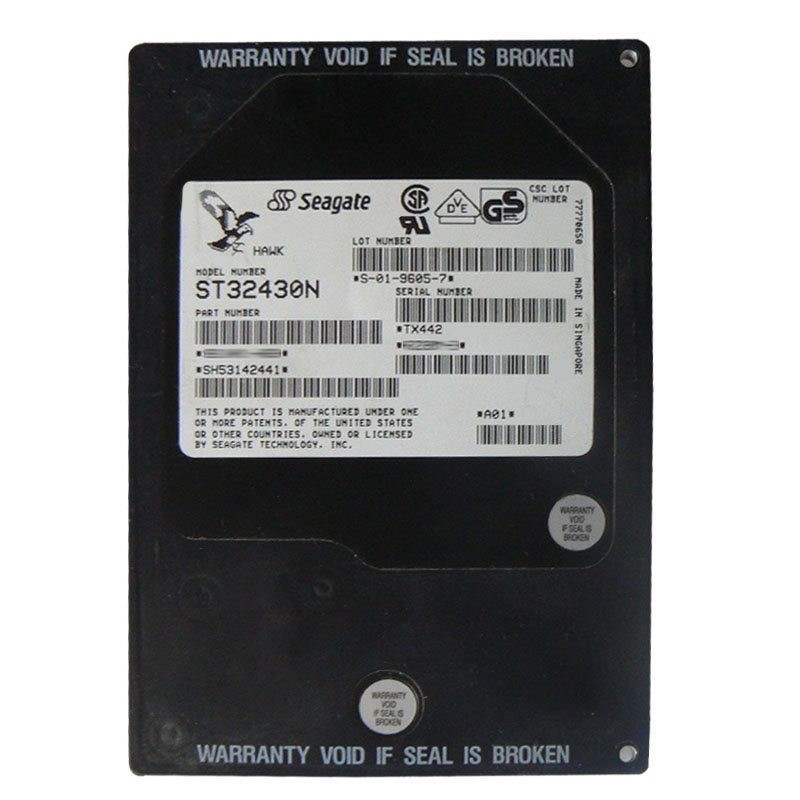 Seagate - 2.14GB 5.4K 50-PIN Fast SCSI 3.5" 512KB Cache Hard Drive - ST32430N