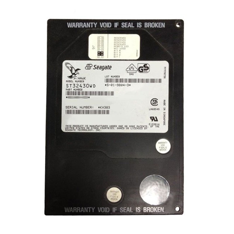 Seagate - 2.14GB 5.4K 68-PIN Fast Wide SCSI 3.5" 512KB Cache Hard Drive - ST32430WD