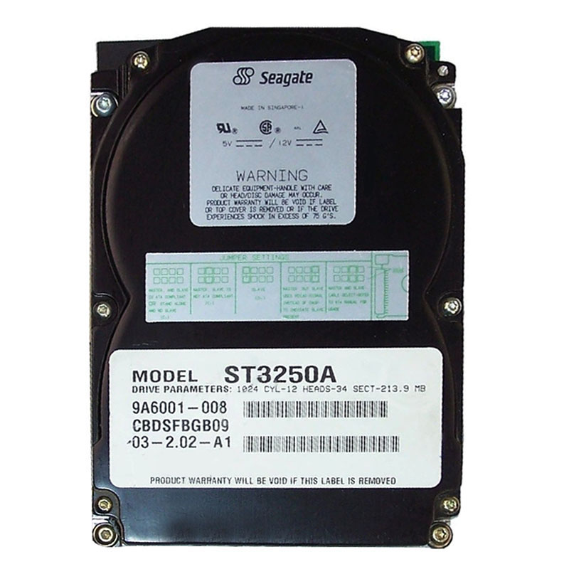 Seagate - 213.9MB 3.8K ATA/IDE 3.5" 120KB Cache Hard Drive - ST3250A