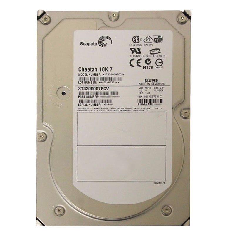Seagate - 300GB 10K 40-PIN Fibre Channel 2.0Gbps 3.5" 8MB Cache Hard Drive - ST3300007FCV